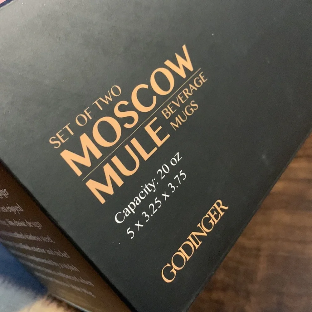 2 Moscow Mule mugs